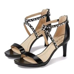 LifeStride Women's Memories Heels Womens size 9 Wide 9w US Eur 40 9m Black